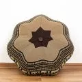 Zafu Cushion, great star, brown / elephants