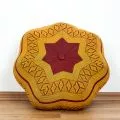 Zafu Cushion, great star, red / yellow