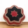 Zafu Cushion, great star, red / black