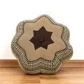 Zafu Cushion, little star, brown