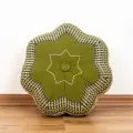 Zafu Cushion, little star, green