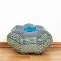Zafu Cushion, little star, light blue