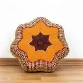 Zafu Cushion, little star, orange
