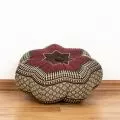 Zafu Cushion, little star, bordeaux