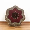 Zafu Cushion, little star, bordeaux