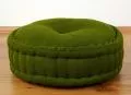 Zafu Pillow, monochrome, green