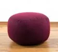Small Zafu Pillow, monochrome, red