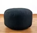 Small Zafu Pillow, monochrome, black