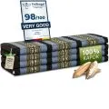 Folding Mattress, 200 cm x 140 cm, blue elephants