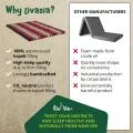 Folding Mattress, 200 cm x 140 cm, black/red