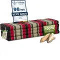 Folding Mattress, 200 cm x 140 cm, black/red