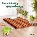 Folding Mattress, 200 cm x 140 cm, orange