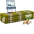 Folding Mattress, 200 cm x 140 cm, green