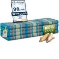 Folding Mattress, 200 cm x 140 cm, light blue