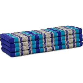 Folding Mattress, 200 cm x 140 cm, blue