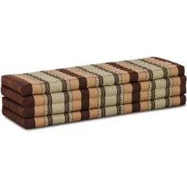 Folding Mattress, 200 cm x 140 cm, brown
