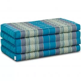 Folding Mattress, 200 cm x 80 cm, light blue