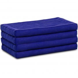 Folding Mattress, 200 cm x 80 cm, blue monochrome