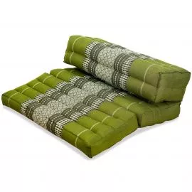 Block pillow (foldable) green