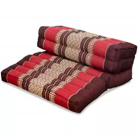 Block pillow (foldable) ruby-red