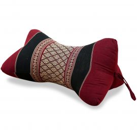 Bone Neck Pillow, red / black