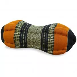 Papaya Neck Pillow, black / orange