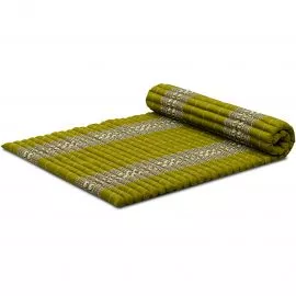 Roll Up Mattress, L, green elephants