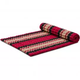 Roll Up Mattress, L, red / black