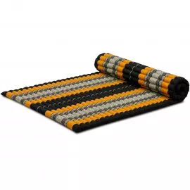 Roll Up Mattress, L, black / orange