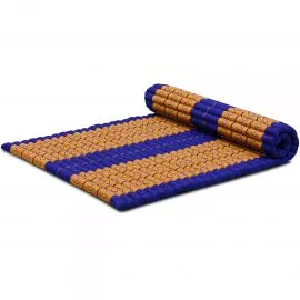 Roll Up Mattress, L, blue / yellow