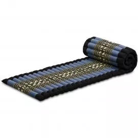 Roll Up Mattress, S, blue elephants
