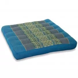 Kapok Seat Cushion, Size M, light blue