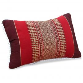 Small Throw Pillow, ruby-red