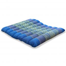 Kapok Quilted Seat Cushion, Size M, light blue
