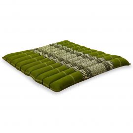Kapok Quilted Seat Cushion, Size L,  green