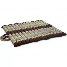 Kapok Quilted Cushion 75 cm (Brown)