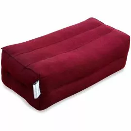 Block pillow (monochrome) red