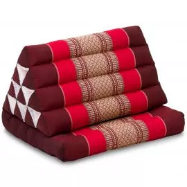 Thai Cushion 1 Fold, ruby-red