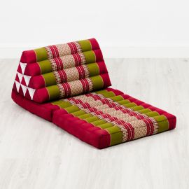 Thai Cushion 2 Fold, red / green
