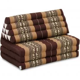 Thai Cushion XXL-Width, brown elephants