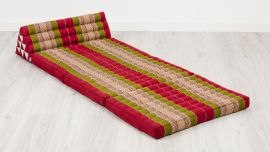 Thai Cushion XXL-Width, red / green