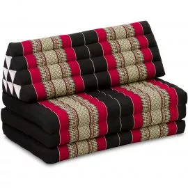 Thai Cushion XXL-Width, black / red