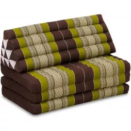Thai Cushion XXL-Width, brown / green