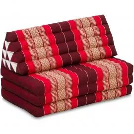Thai Cushion XXL-Width, ruby-red