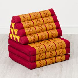 Thai Cushion 3 Fold, red / yellow