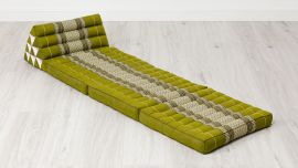 Thai Cushion 3 Fold, green