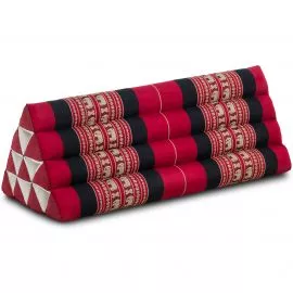 Triangle Cushion XXL-Width, red elephants