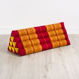 Triangle Cushion XXL-Width, red / yellow