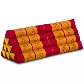 Triangle Cushion XXL-Width, red / yellow