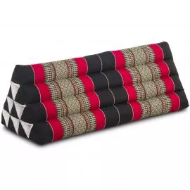 Triangle Cushion XXL-Width, black / red